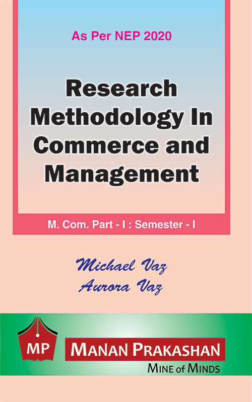 Research Methodology In Commerce and Management  MCOM Semester I