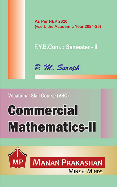 Commercial Mathematics – II  FYBCOM Semester II
